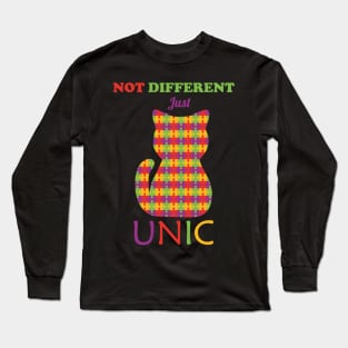 Cat not different just unic Long Sleeve T-Shirt